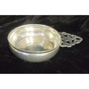 Vintage 1950's Stieff Pewter Colonial Williamsburg Porringer